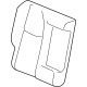 Toyota 71077-48K40-B2 COVER SUB-ASSY, RR S