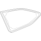 Toyota 62720-0E191 Window Assembly, Quarter