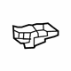 Toyota 52155-0D101 Support, Rear Bumper Side