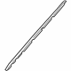 Toyota 75536-07010 MOULDING, Windshield