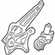 Toyota 69840-F4010 Regulator Assembly, Rear D