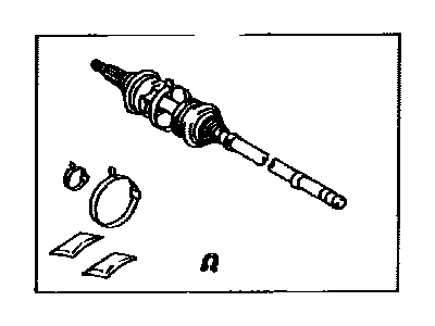 2000 Toyota Solara Axle Shaft - 43470-09340