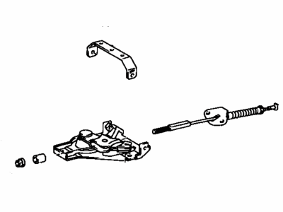 Toyota 46320-07020 Lever Sub-Assy, Parking Brake Intermediate