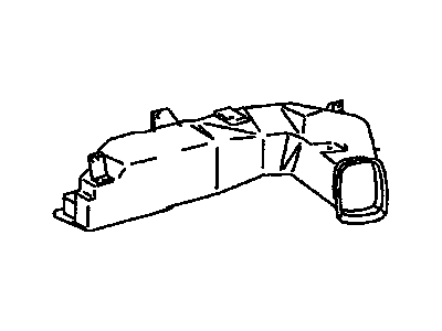 Toyota 55087-AC010 Duct Sub-Assembly, Heater To Register