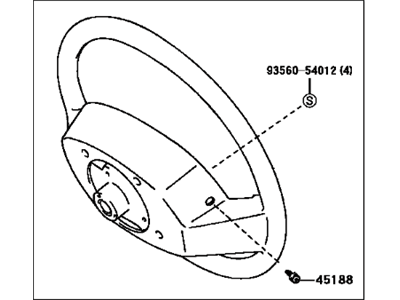 Toyota Avalon Steering Wheel - 45100-07010-C0