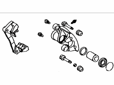 Toyota Avalon Brake Caliper - 47750-07031