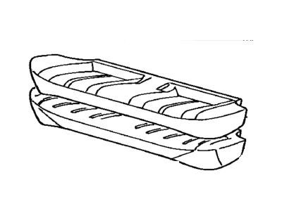 Toyota 71460-AC030-C0 Cushion Assembly, Rear Seat