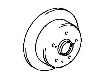 Toyota 42431-07010 Rear Disc