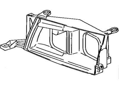 Toyota 81106-07010 Driver Side Headlamp Housing Sub-Assembly