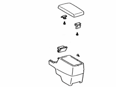 Toyota Avalon Center Console Base - 58910-AC010-A0
