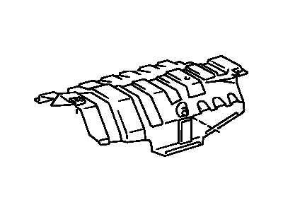 Toyota 58327-33020 Insulator, Main Muffler Heat