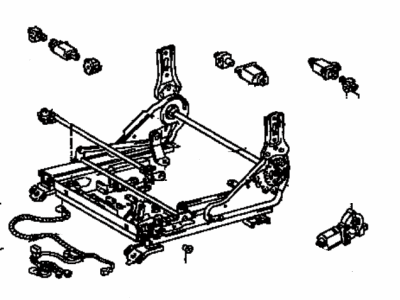 Toyota 72010-07020 Adjuster Sub-Assy, Front Seat, RH