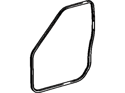 Toyota 62312-AC010-E1 Weatherstrip, Front Door Opening Trim, LH