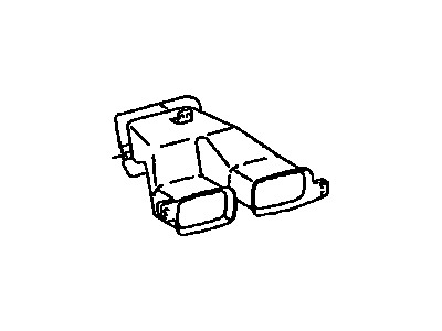 Toyota 55845-AC010 Duct, Heater To Register