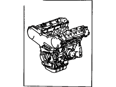 Toyota 19000-0A010 Engine Assembly, Partial