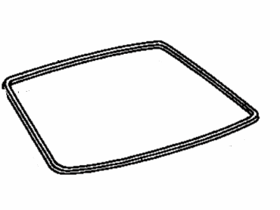 Toyota 75571-07010 Moulding, Back Window, Outside Upper