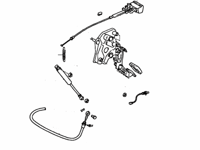 Toyota 46200-07010-A0 Pedal Assy, Parking Brake Control