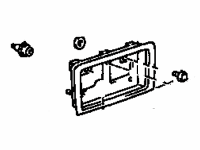 Toyota 76801-41020-D0 Garnish Sub-Assy, Luggage Compartment Door, Outside