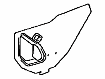 Toyota 67805-AC010 Cover, Rear Door Service Hole, RH