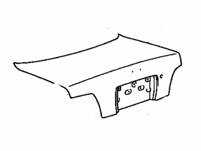 Toyota 64401-07040 Panel Sub-Assy, Luggage Compartment Door