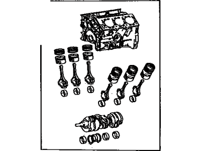 Toyota 11400-20010 Block Assembly, Short