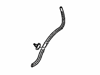 Toyota 67871-AC010 Weatherstrip, Rear Door, RH