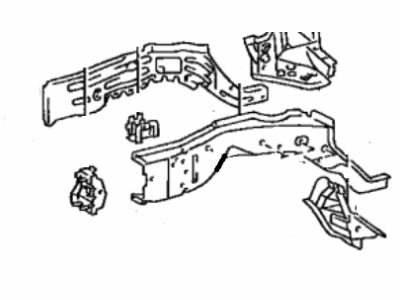 Toyota 57101-06011 Member Sub-Assy, Front Side, RH