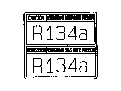 Toyota 88723-06020 Label, Cooler Service Caution