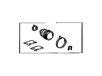 Toyota 04438-06050 Front Cv Joint Boot, Right