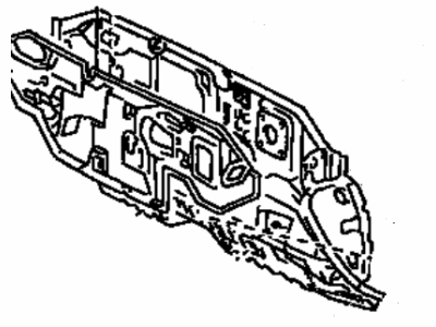 Toyota 55101-07010 Panel Sub-Assembly, Dash