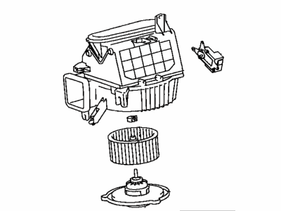 Toyota 87130-07020 Blower Assy, Heater, Front