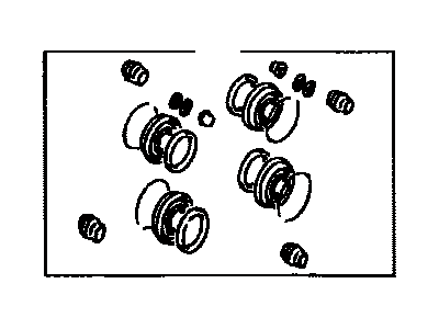 Toyota 04479-17020 Cylinder Kit, Disc Brake, Front