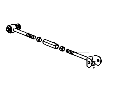 Toyota 48730-17040 Rear Suspension Control Arm Assembly, No.2 Left