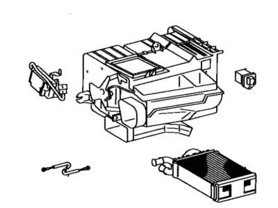 Toyota 87150-17240 Radiator Assy, Heater