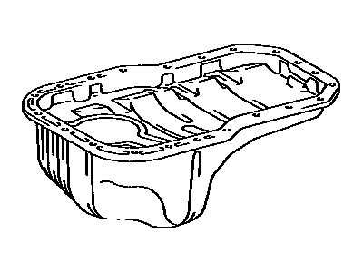 Toyota MR2 Oil Pan - 12101-74080