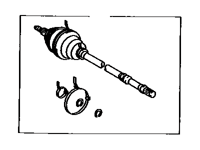 1990 Toyota MR2 Axle Shaft - 43470-19355