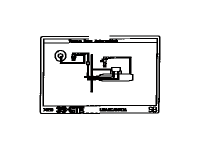 Toyota 17792-74272 Plate, Engine Vacuum Hose Information