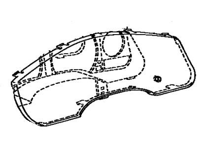 Toyota 83138-17050 Glass, Combination Meter