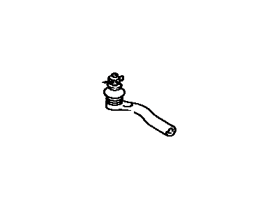 Toyota 45046-19195 Tie Rod End Sub-Assembly, Right