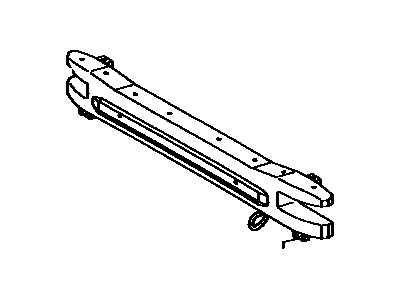 Toyota 52021-17030 Reinforcement Sub-Assy, Front Bumper