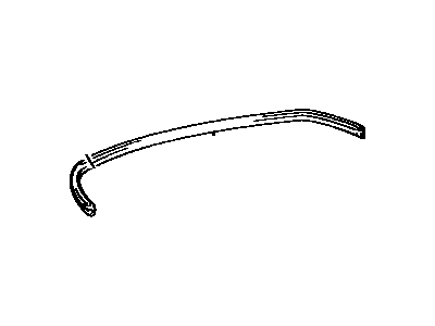 Toyota 75959-17030-01 Pad, Back Window Outside Moulding