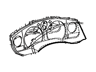 Toyota 83133-17110 Plate, Combination Meter