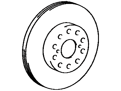 1993 Toyota MR2 Brake Disc - 42431-17070