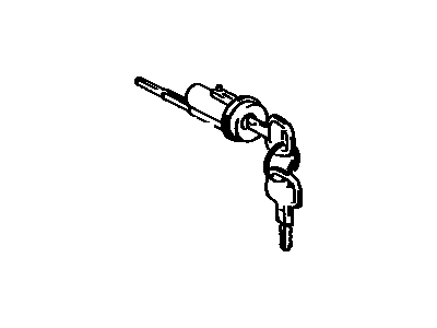 Toyota 69057-17061 Cylinder & Key Set, Ignition Switch Lock