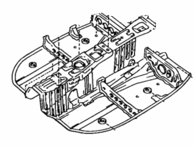 Toyota 58101-17908 Pan Sub-Assy, Front Floor