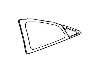 Toyota 62710-17051 Window Assembly, Quarter, RH