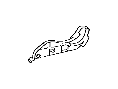 Toyota 71811-17040-A0 Shield, Front Seat Cushion, RH