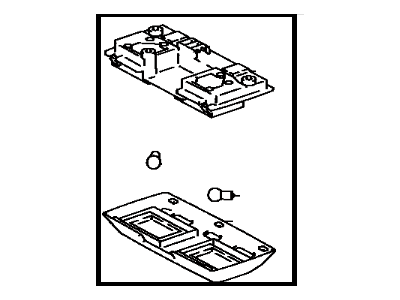 Toyota 81260-17010-A0 Lamp Assembly, Map