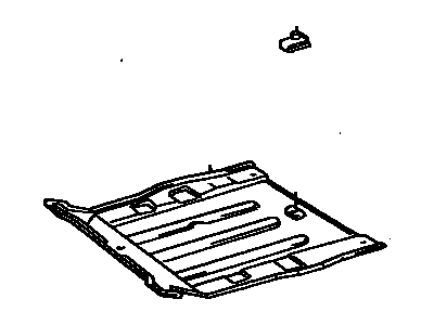 Toyota 77641-17020 Protector, Fuel Tank