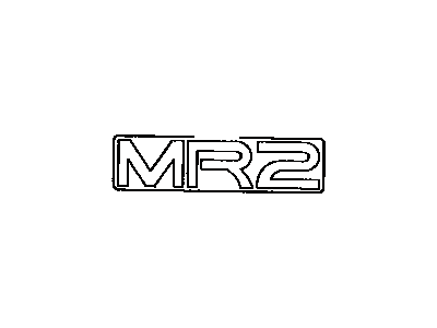 1990 Toyota MR2 Emblem - 75471-17050-02